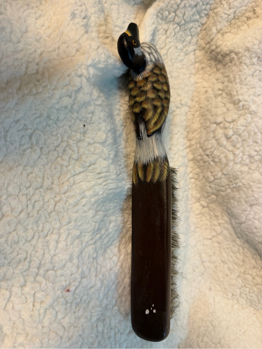 Vintage Mid-Century Duck Handle Boot Brush - Picture 11 of 12